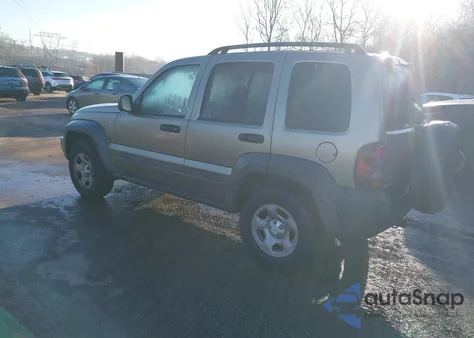2007 Jeep Liberty Sport из США, поврежденный, VIN 1J4GL48K97W573306